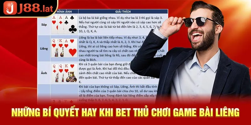 Những bí quyết hay khi bet thủ chơi game bài liêng